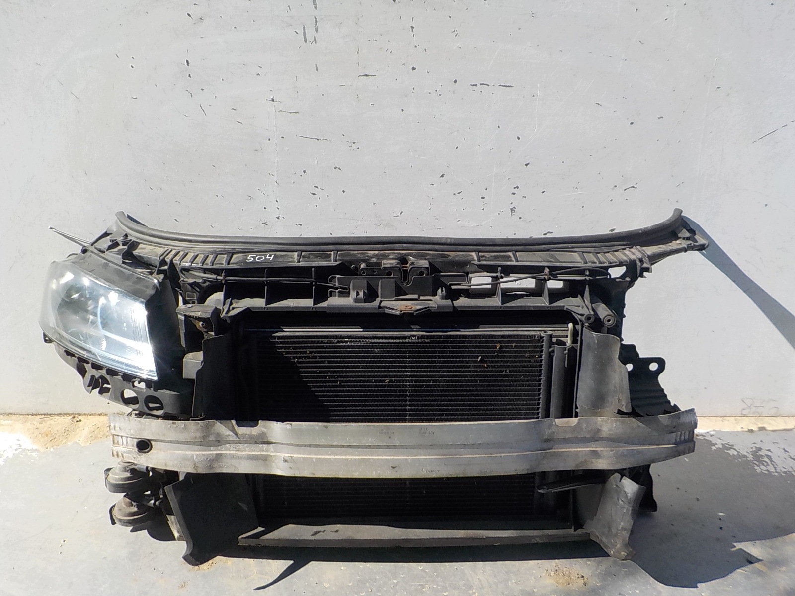 504 AUDI A3 II 8P LIFT 1.9 TDI 08-12 support panel for radiators sider radiator