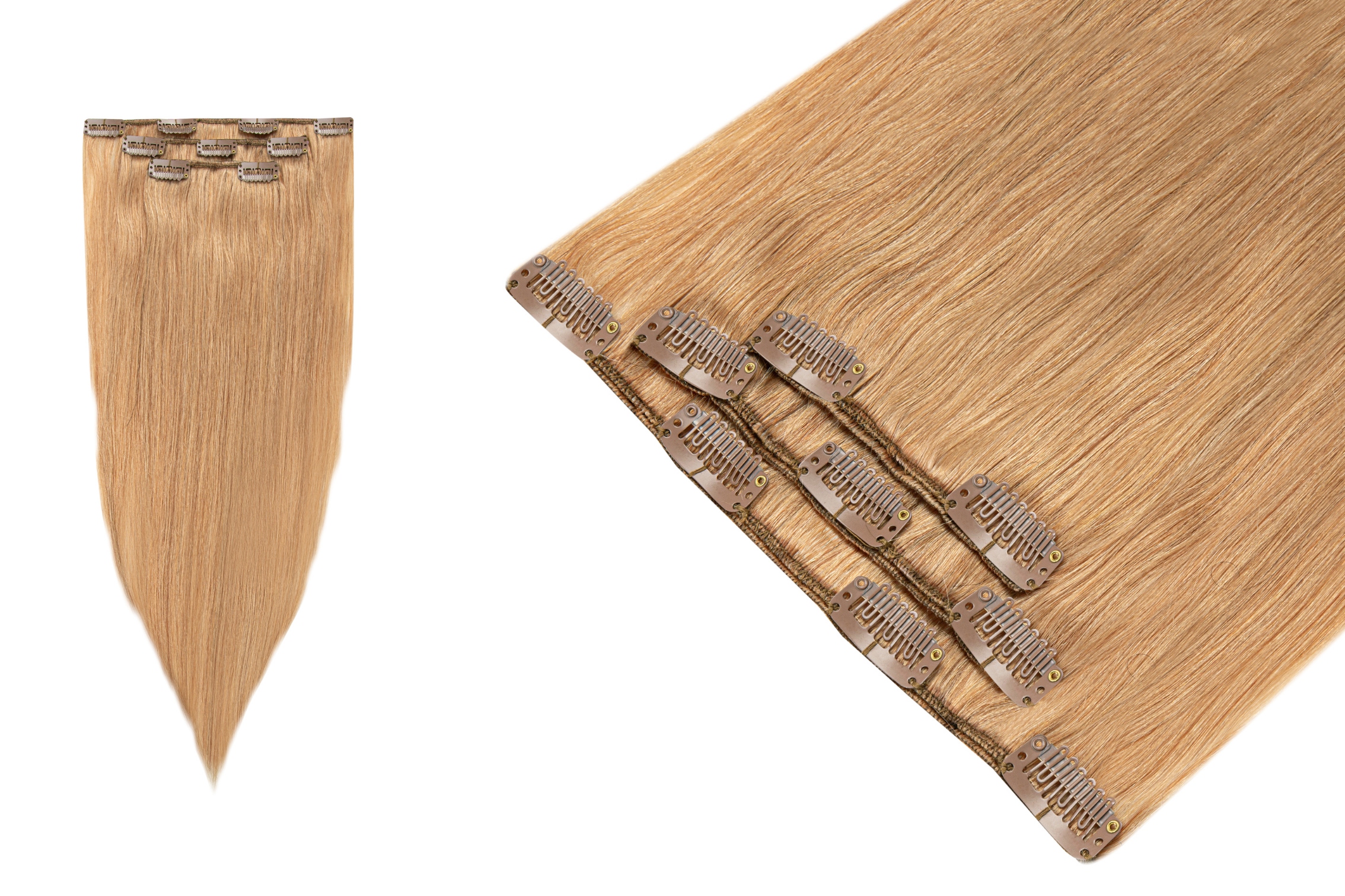 Clip In Příčesek Do Vlasů Přírodní Připínáčky Klipsy 50 cm 3 pásky 60 g BestHair