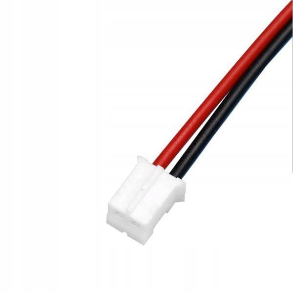 Kabel Żeński z Gniazdem Micro JST-2.0 2PIN Raster 2.00mm 10cm Elektronika