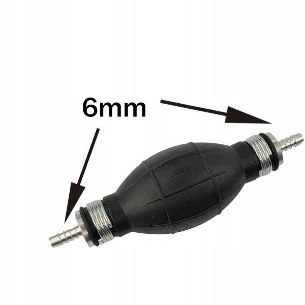 RĘCZNA POMPKA POMPA PALIWA RĘCZNA GRUSZKA 6*6mm