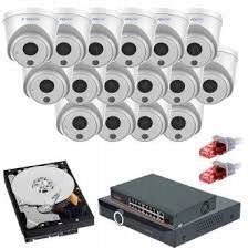 Sada monitorovania 10 kamier 4Mpx Ip PoE Apka P2P
