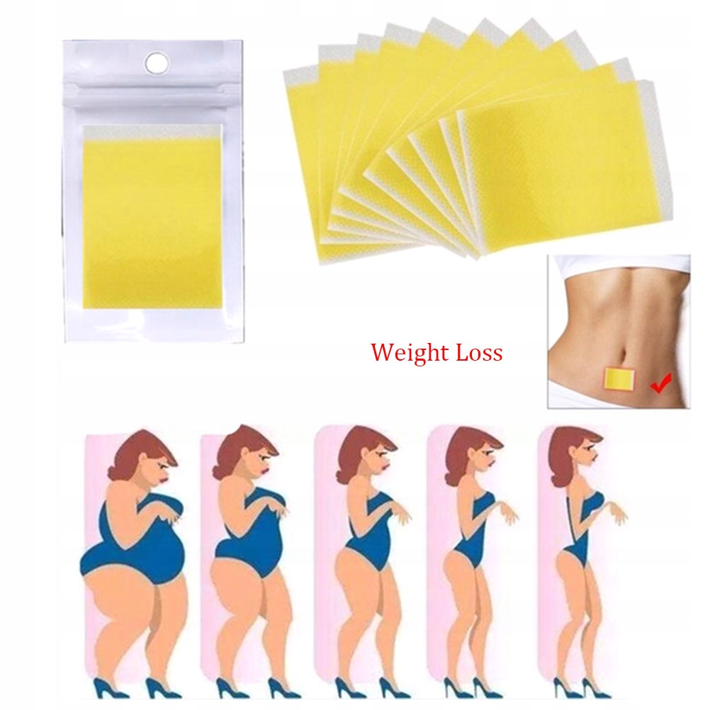 PLASTRY ODCHUDZAJĄCE NA BRZUCH PATCH 100 SZTUK Marka bez marki