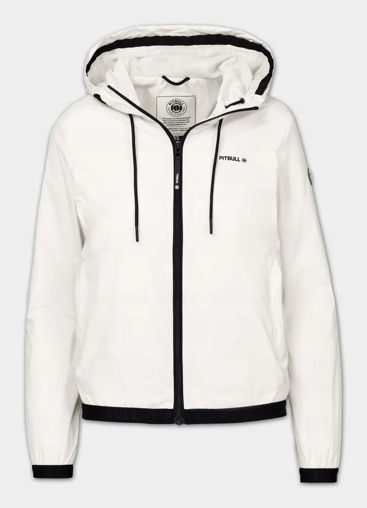 Damska Kurtka przejściowa z kapturem Pitbull wiatroszczelna sportowa Adena