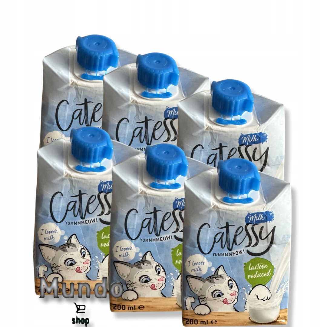 Mleko dla kotow Catessy 6x 200 ML 15352419569 Allegro.pl