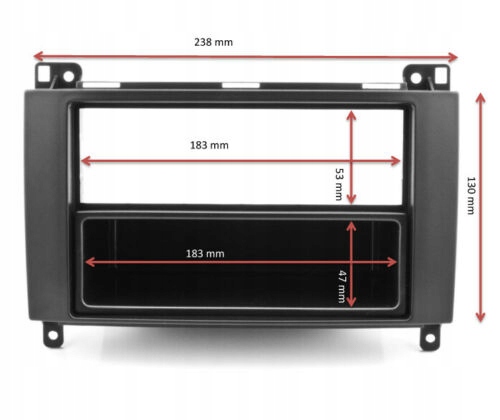 RAMKA RADIO VW CRAFTER MERCEDES SPRINTER 572085 Numer katalogowy części 572085
