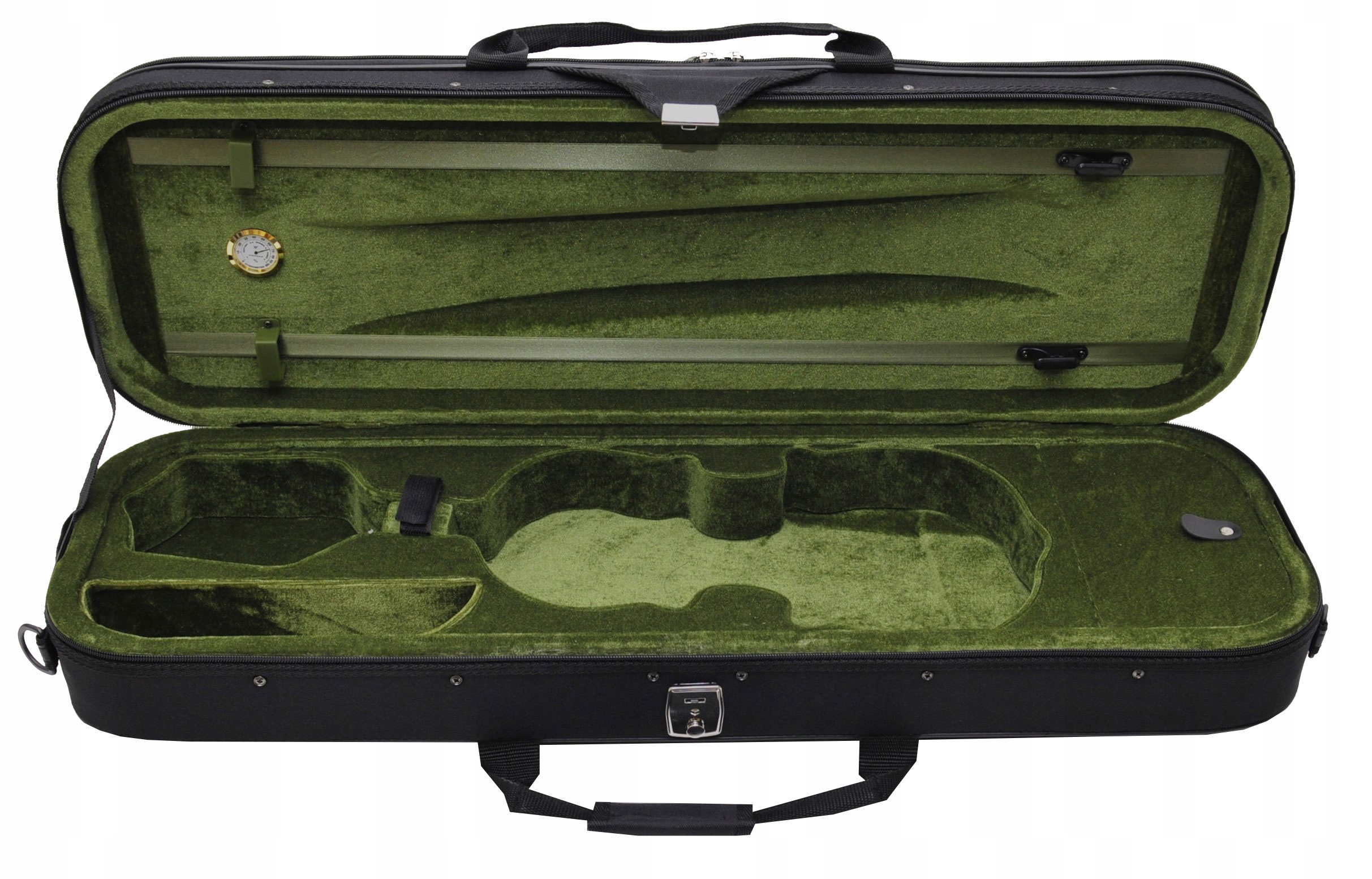 FUTERAŁ NA SKRZYPCE 4/4 Z HIGROMETREM AN-120 BK/GR