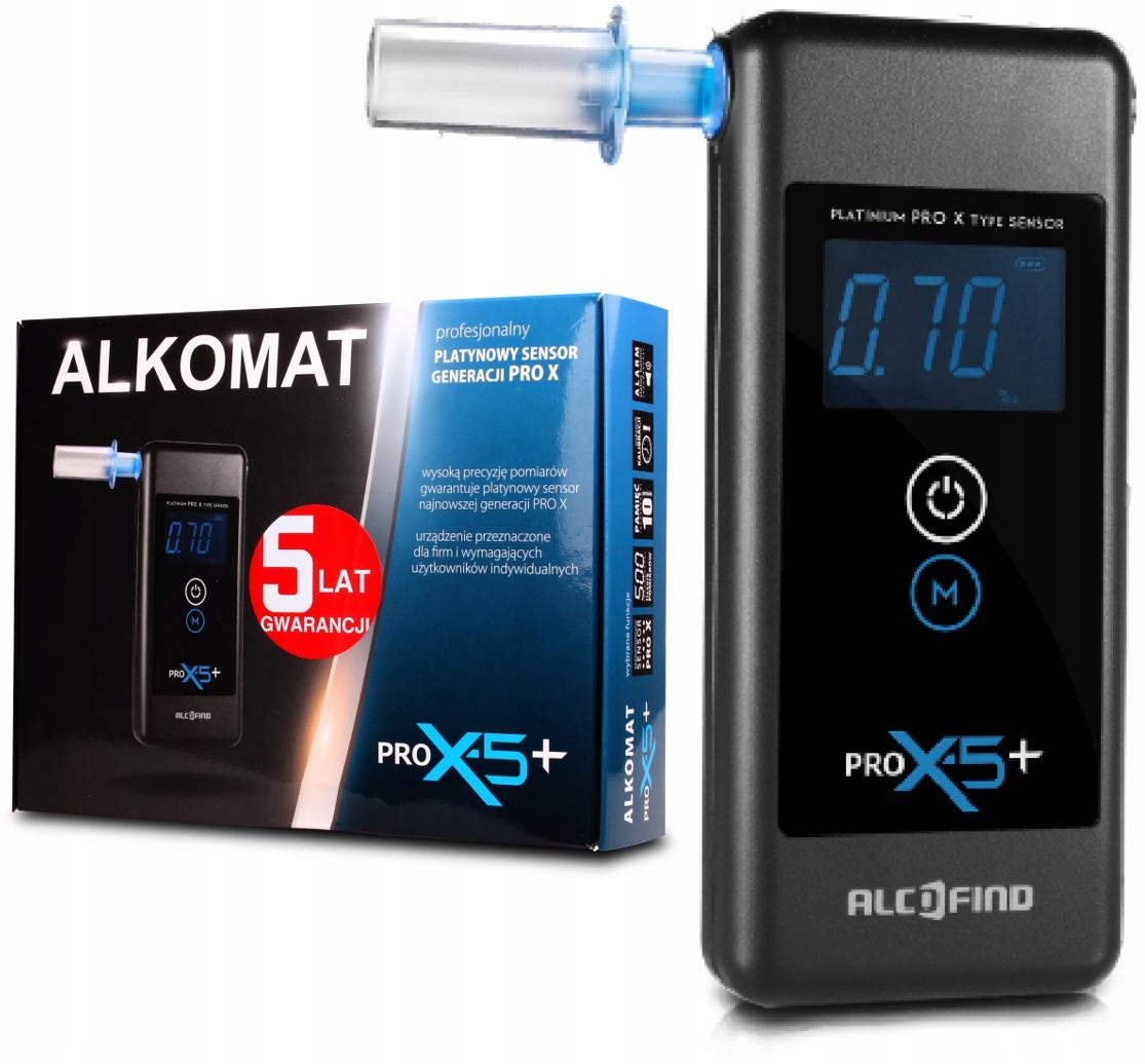 Alkohol Tester AlcoFind Pro X-5 Plus