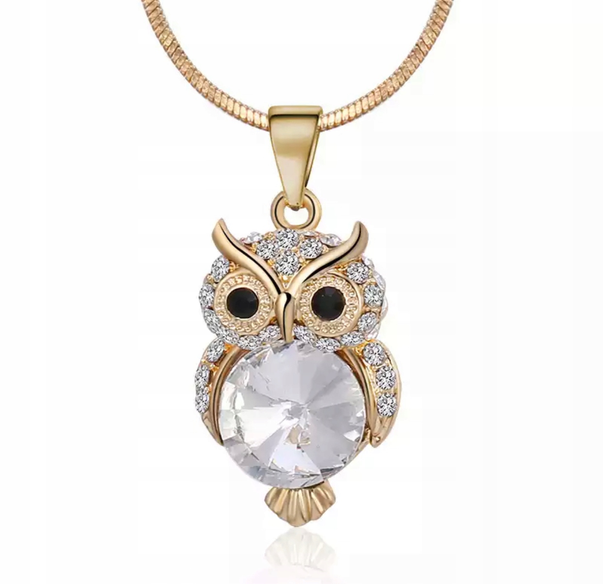 

Naszyjnik Z Sowa Złoty Z Zawieszką Łańcuszek Sówka