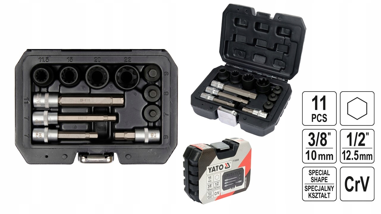 ZESTAW NARZĘDZI DO ZACISKÓW HAMULCOWYCH 1/2 3/8