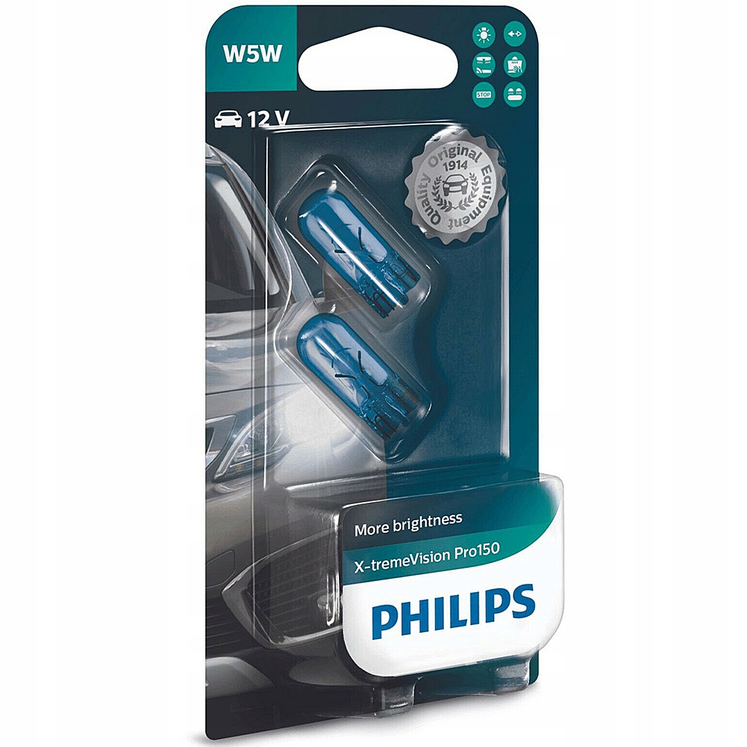 

Żarówki Philips W5W X-Treme Vision Pro150 2.szt