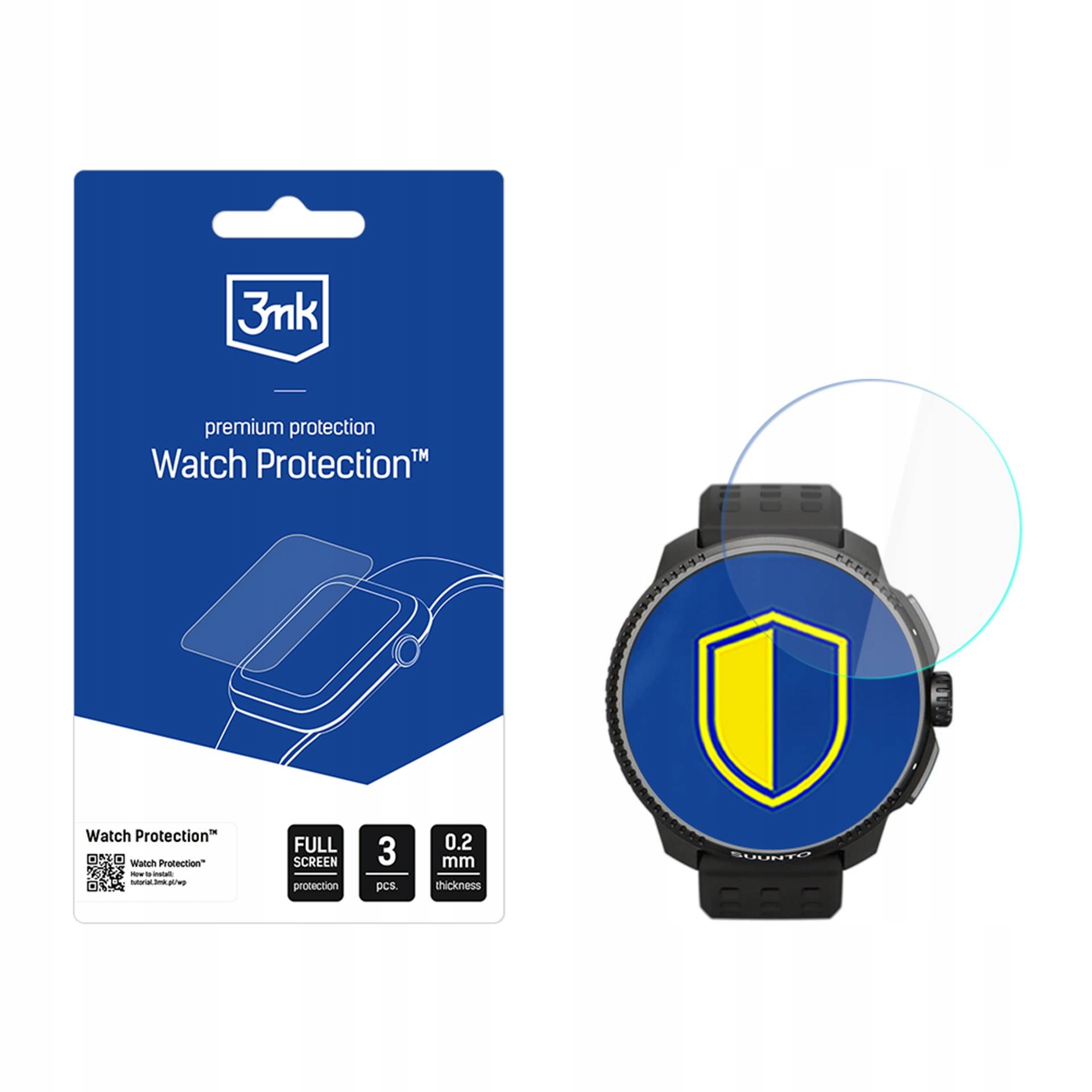 Szkło ochronne na ekran smartwatcha 3mk Watch Protection FlexibleGlass na