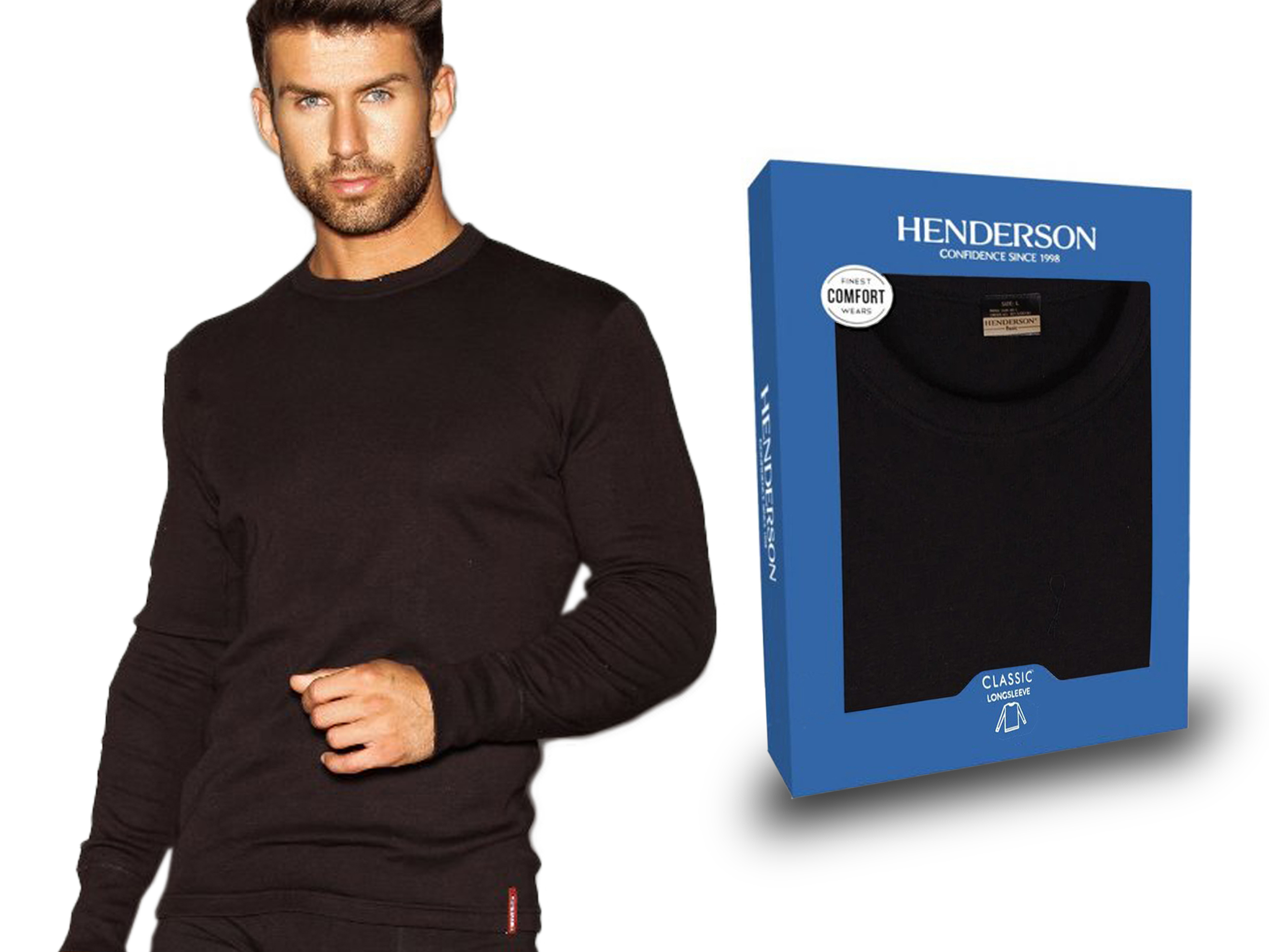 

Koszulka Długi Rękaw Henderson Classic czarny L