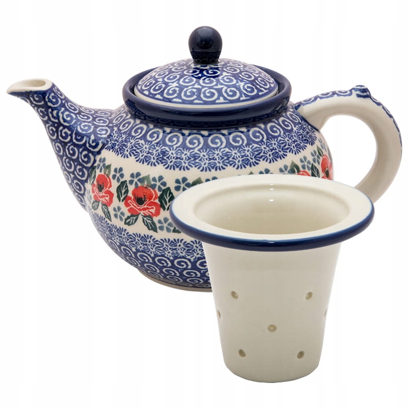 

Czajnik do herbaty Imbryk 1200ml sitko Bolesławiec