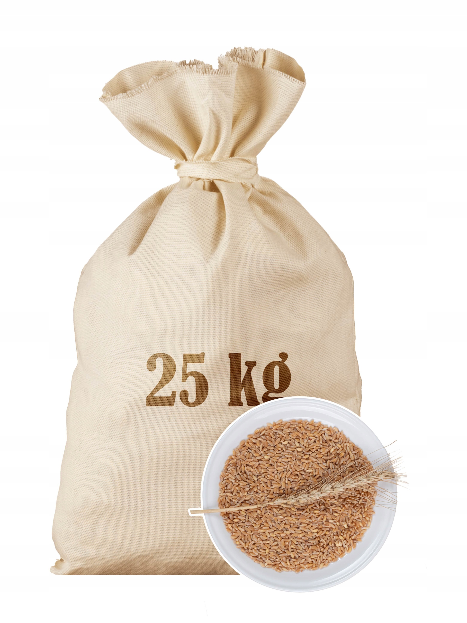 Levně Pšenice Zrno 25kg Přírodní Pšeničné zrno Sáček