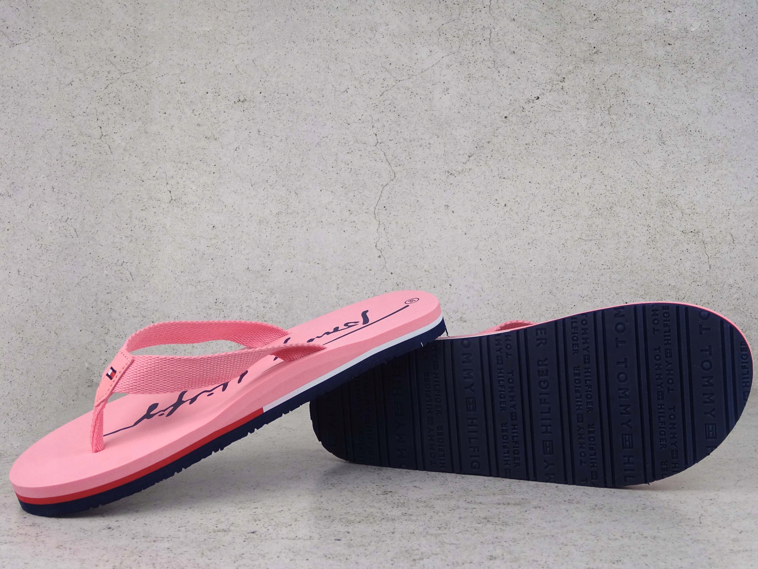 TOMMY HILFIGER FLIP FLOP JAPONKI KLAPKI PLAŻA Materiał zewnętrzny inny