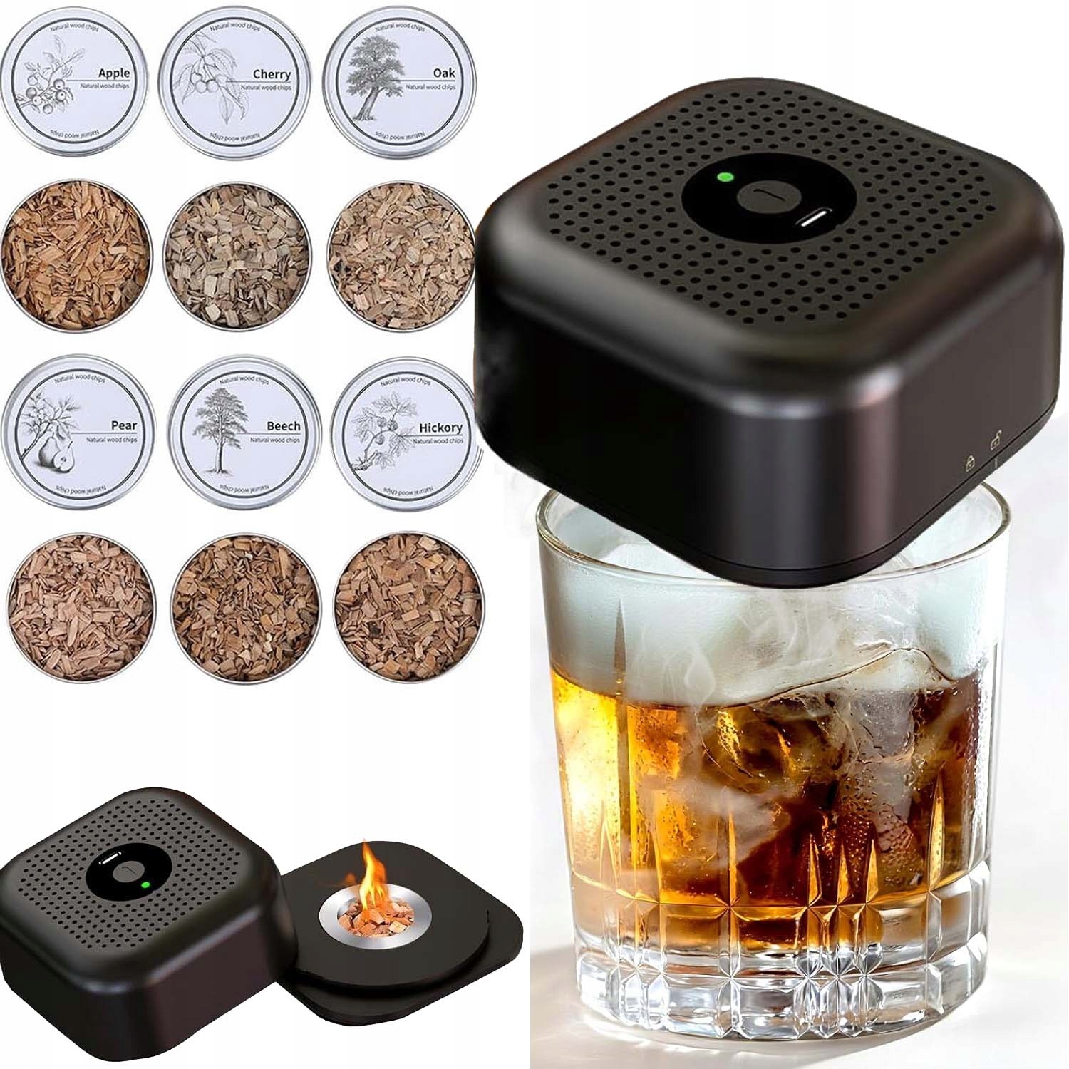 Sada Na Uzení Whisky Smoker Elektrický Dárek Pro Přítele A Manžela