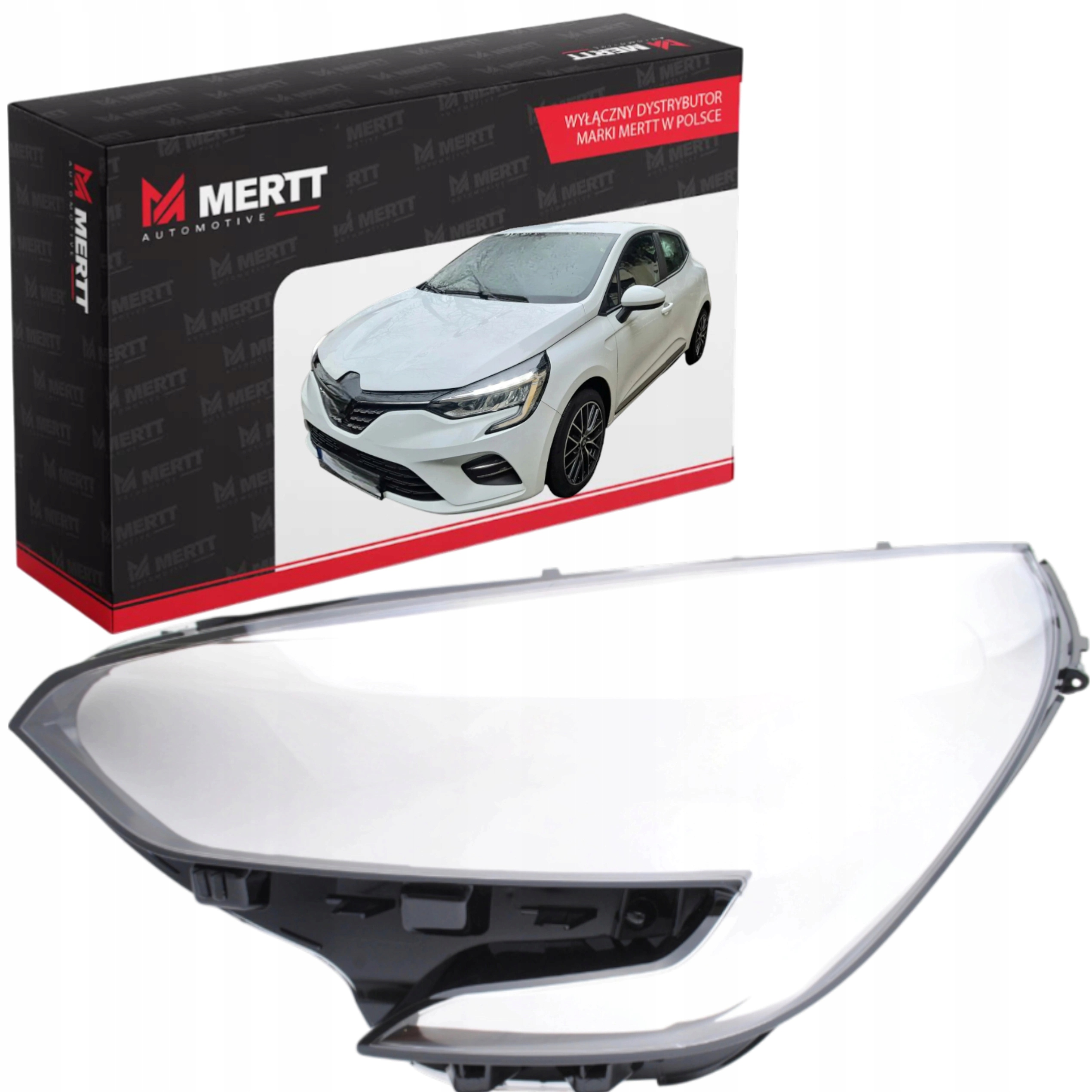 Renault Clio V 5 2019+ Klosz Levý sklo světlometu předního světla