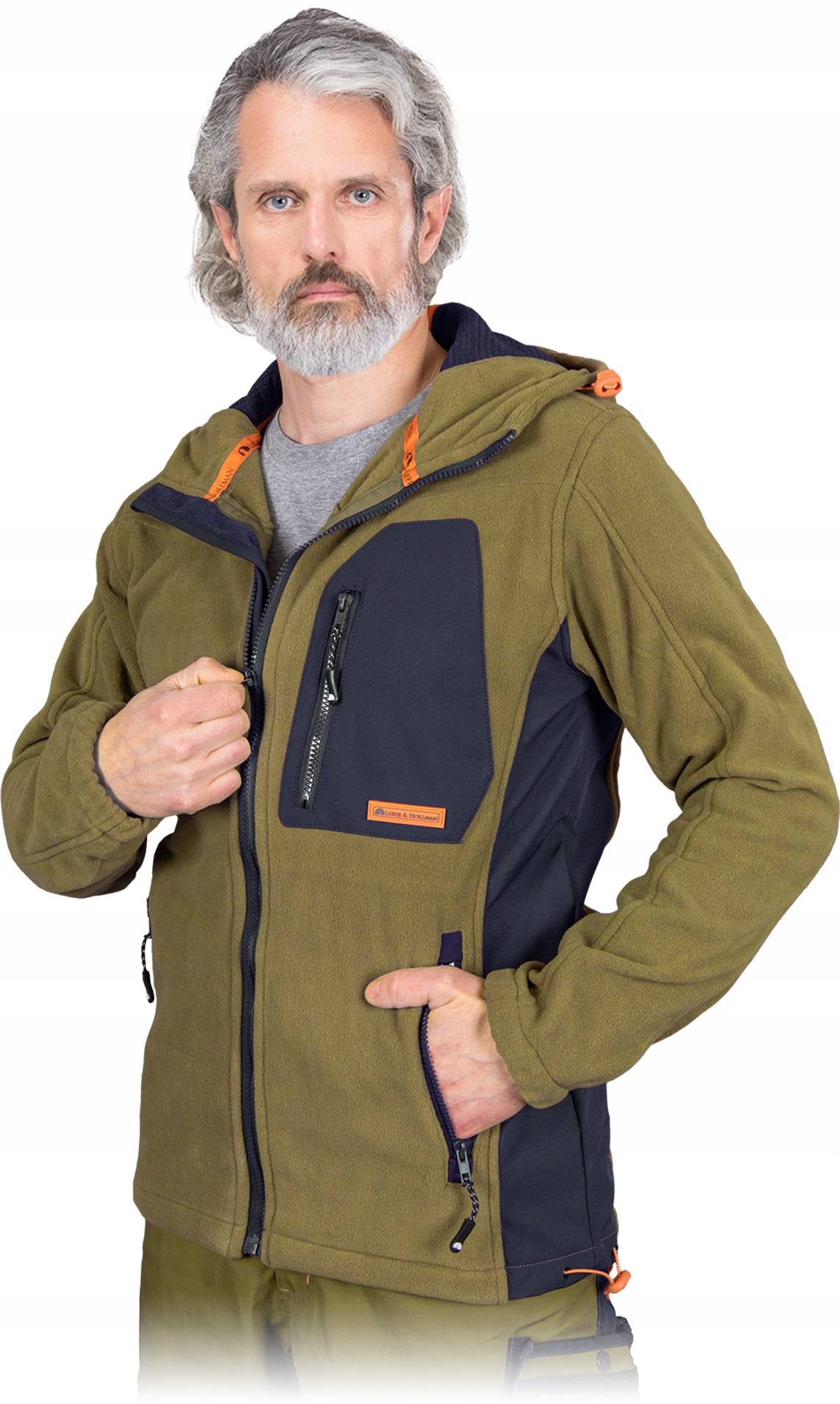 

Bluza polarowa z kapturem Lh-na-p Khgp r. 3XL