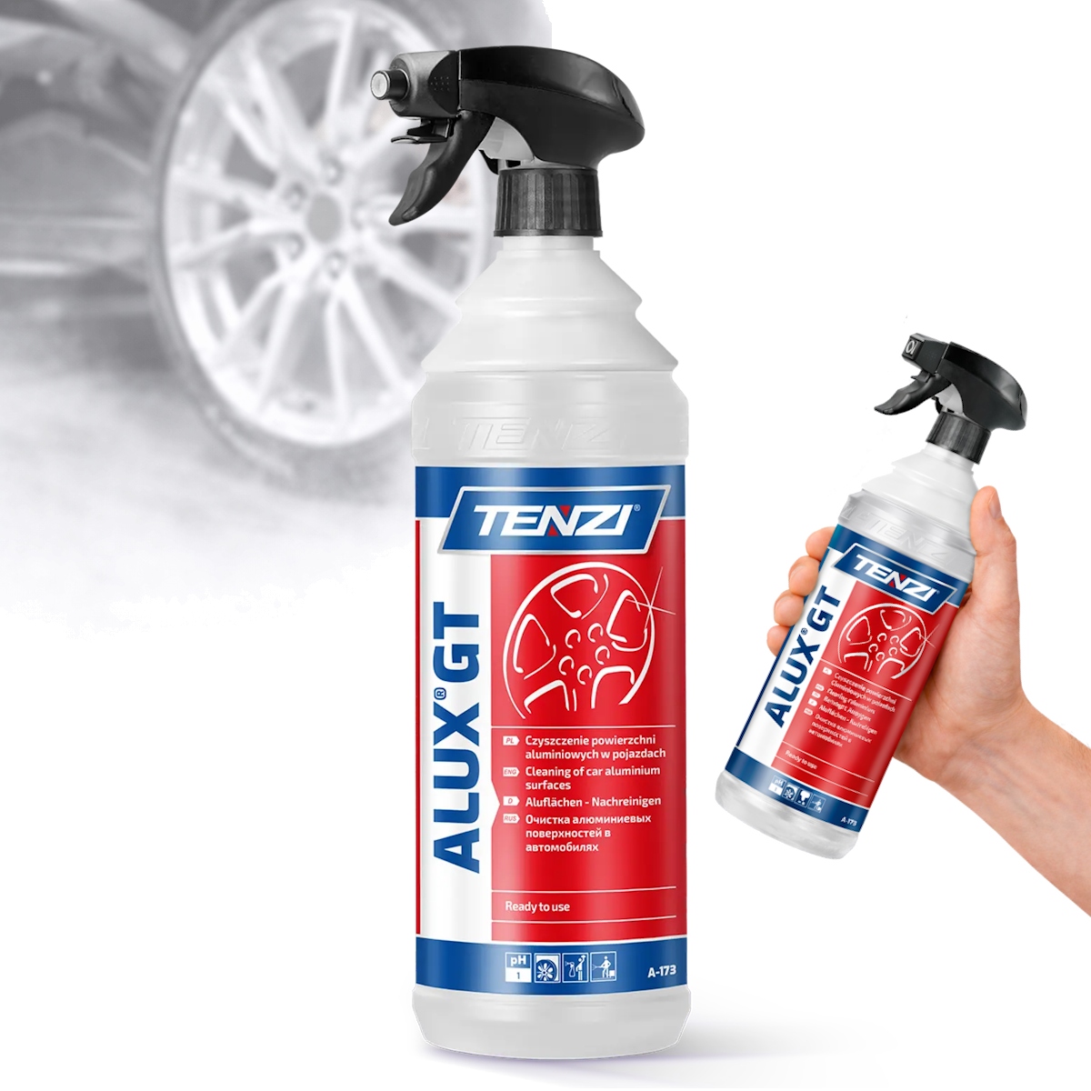 Tenzi Alux Gt 1L Płyn do czyszczenia mycia felg samochodowych