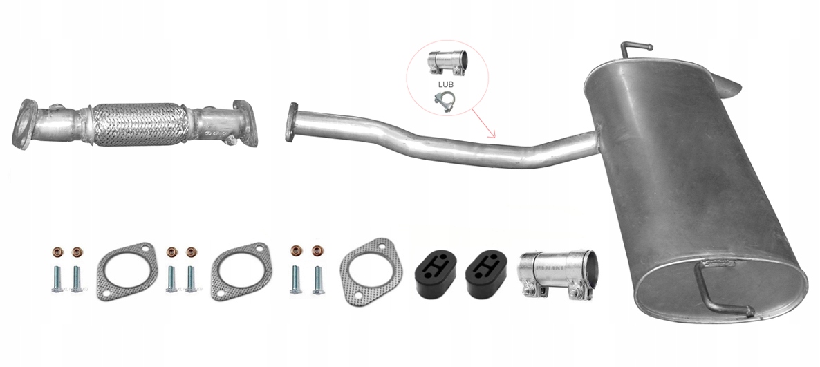 Kia Sportage 1.6i 99kW (2010-01/2014) Trubka Tlumič