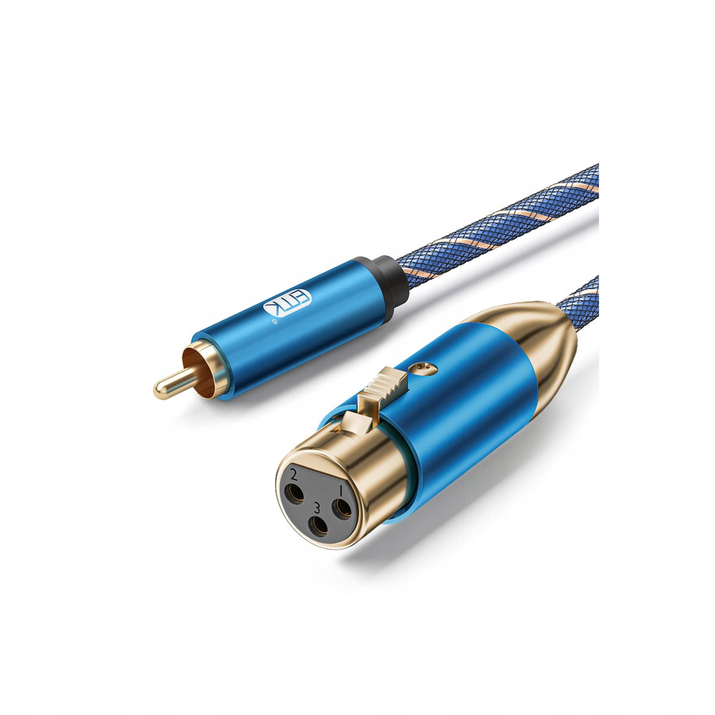 Xlr kabel samice na Rca samec koaxiální mikrofon pro subwoofer 2M