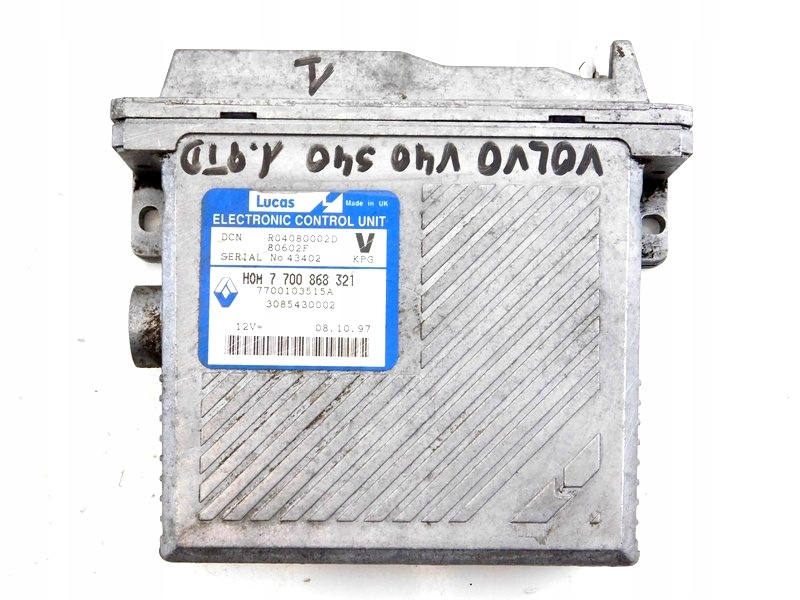 control unit of the engine LUCAS VOLVO S40 7 700 868 321