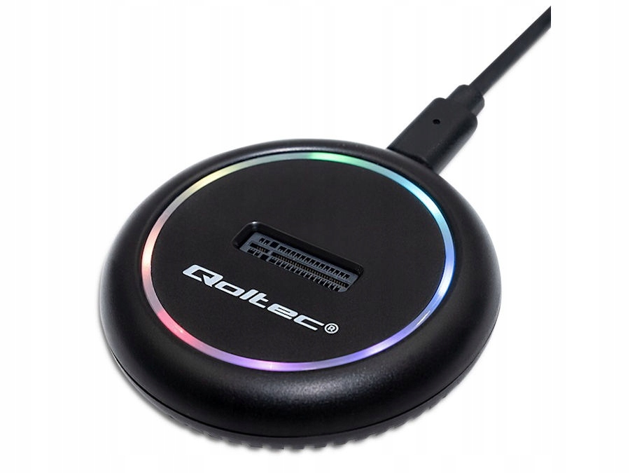 Stacja dokująca Usb-c dysk M.2 NVMe 2TB Qoltec 52275