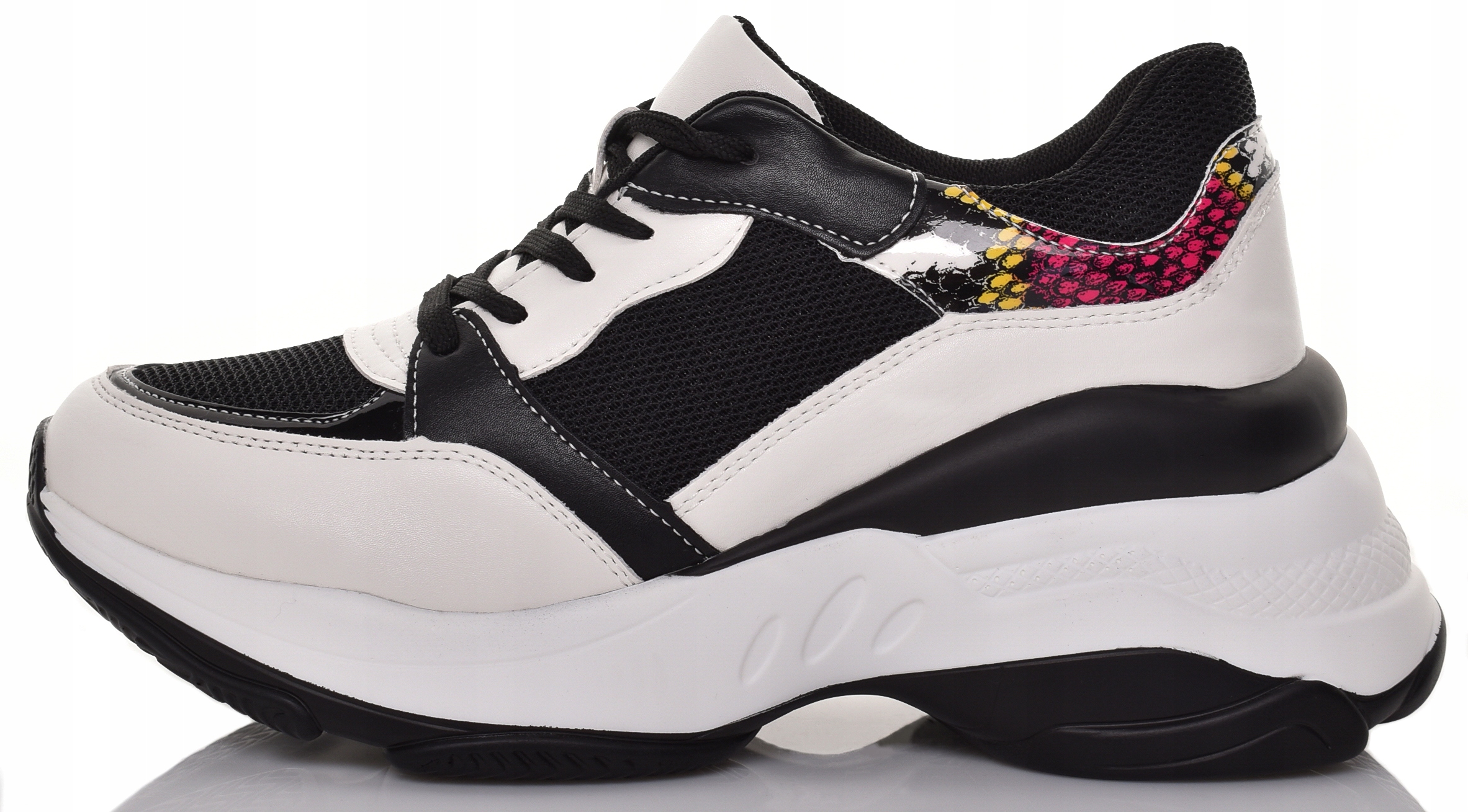 

Adidasy Damskie Na Platformie Sneakersy Hologram