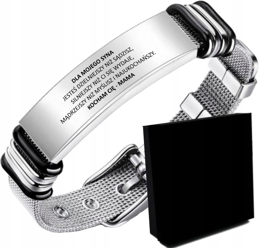 

Bransoletka Dla Syna Od Mamy Taty Grawer