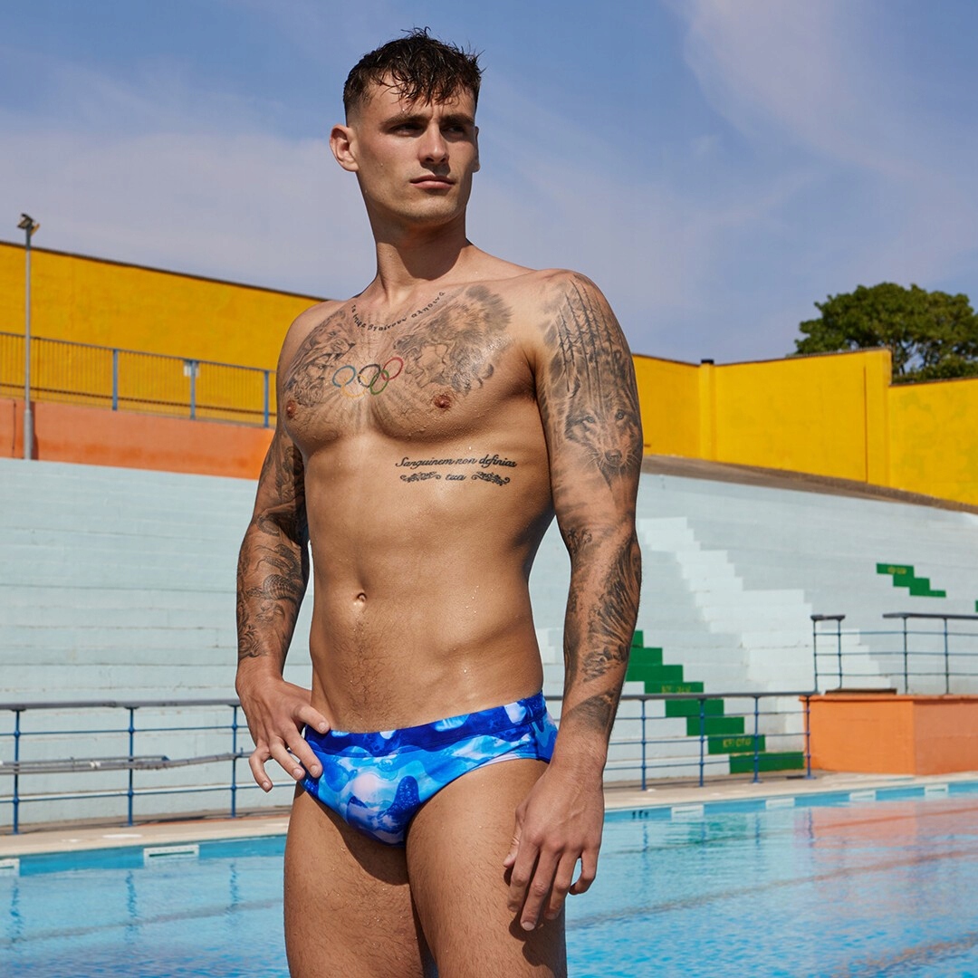 Kąpielówki męskie na basen spodenki kąpielowe Funky Trunks Dive In R. M Rozmiar M