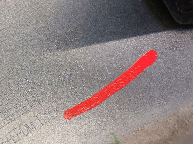 AUDI A3 8Y 20- front bumper front