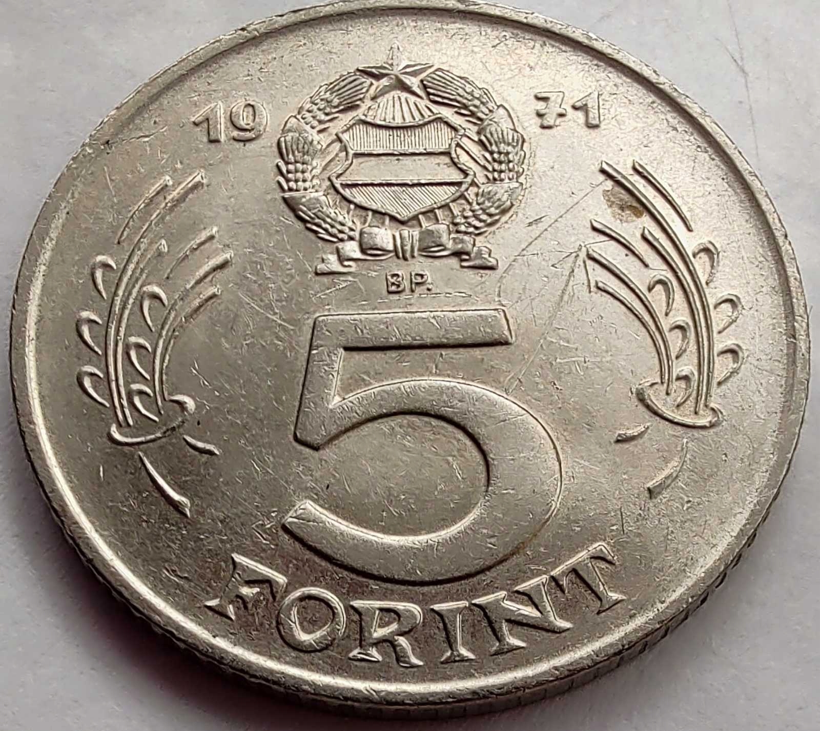 2780 - Węgry 5 forintów, 1971