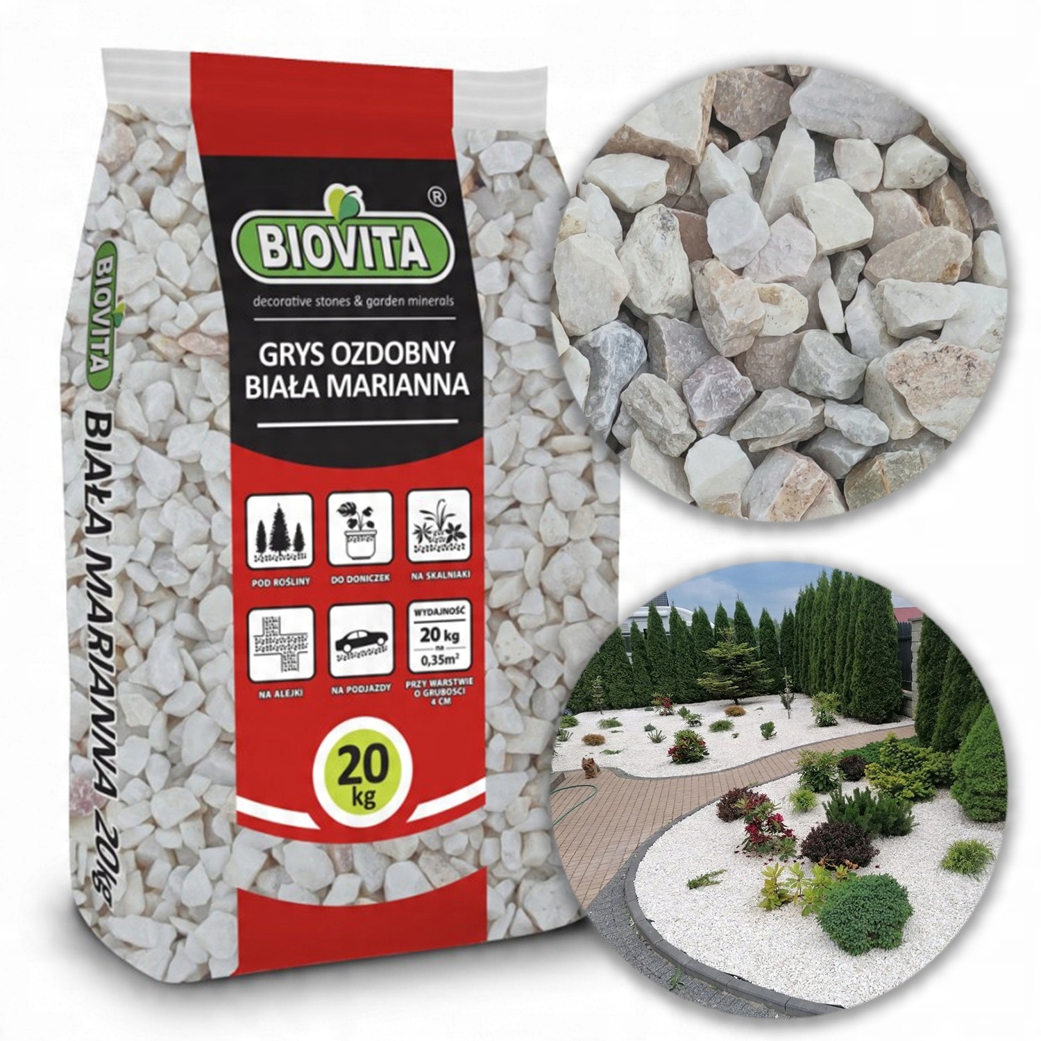 

Grys Biała Marianna 16-32MM 20kg Biovita