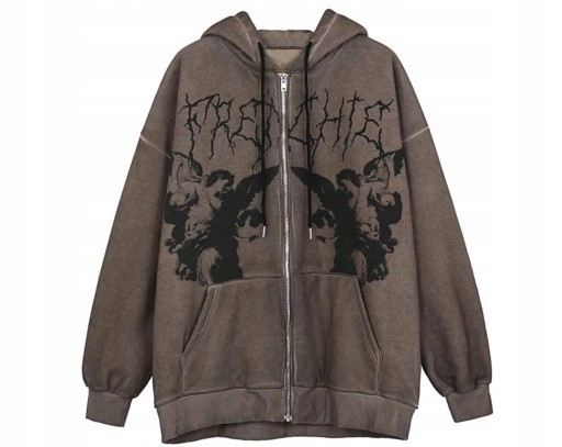 

Bluza Z Kapturem goth grunge harajuku Anioł Bluzy
