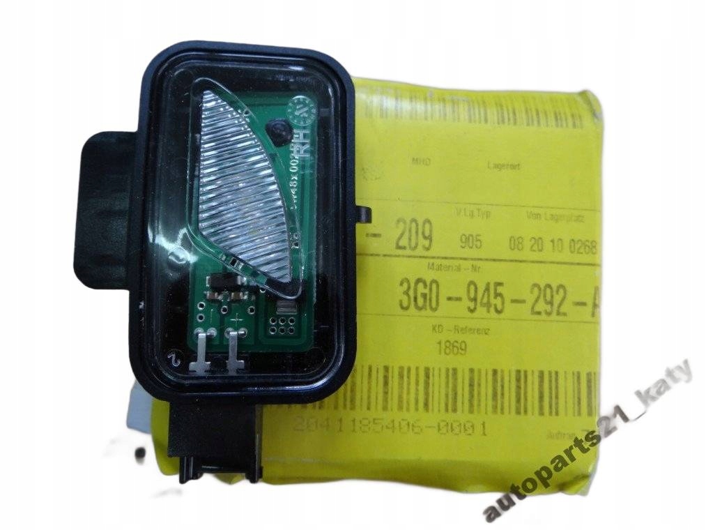 Podświetlanie Lusterka LED 3G0945292A VW Passat B8