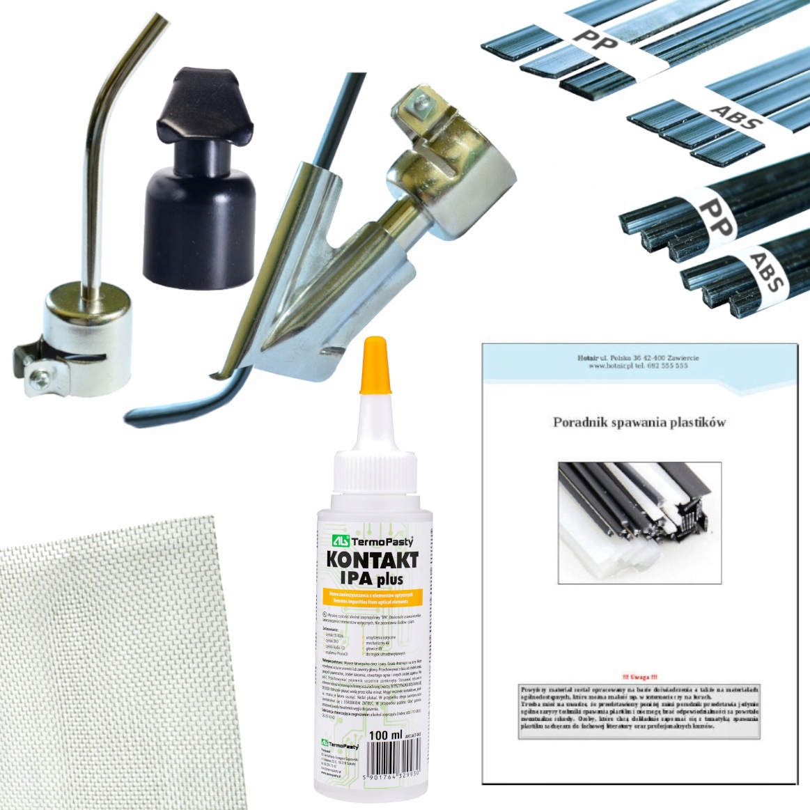 Niezbedny Zestaw Spawarka Plastiku STARTER PACK 2