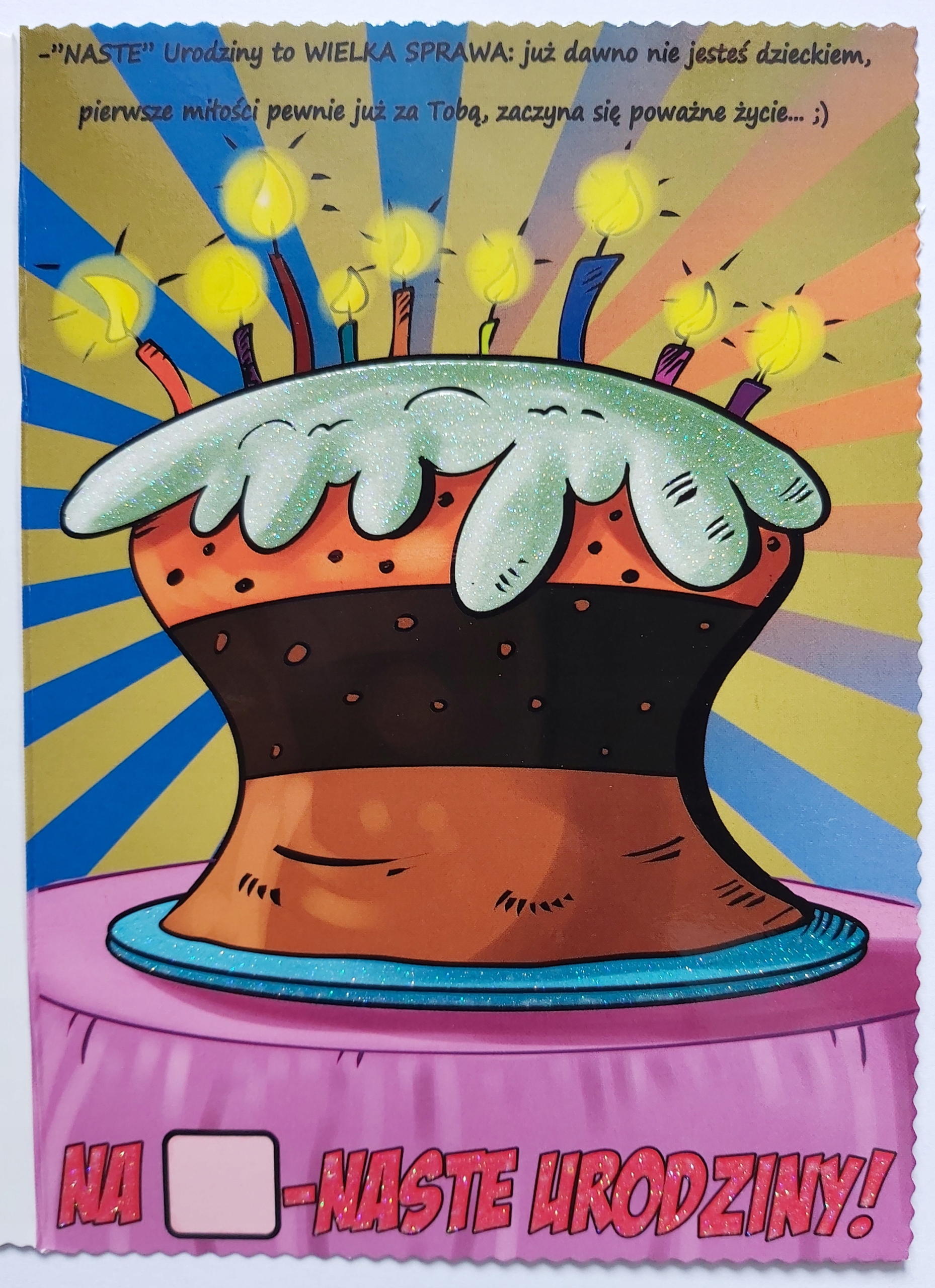 Kartka Urodziny Śmieszna B6