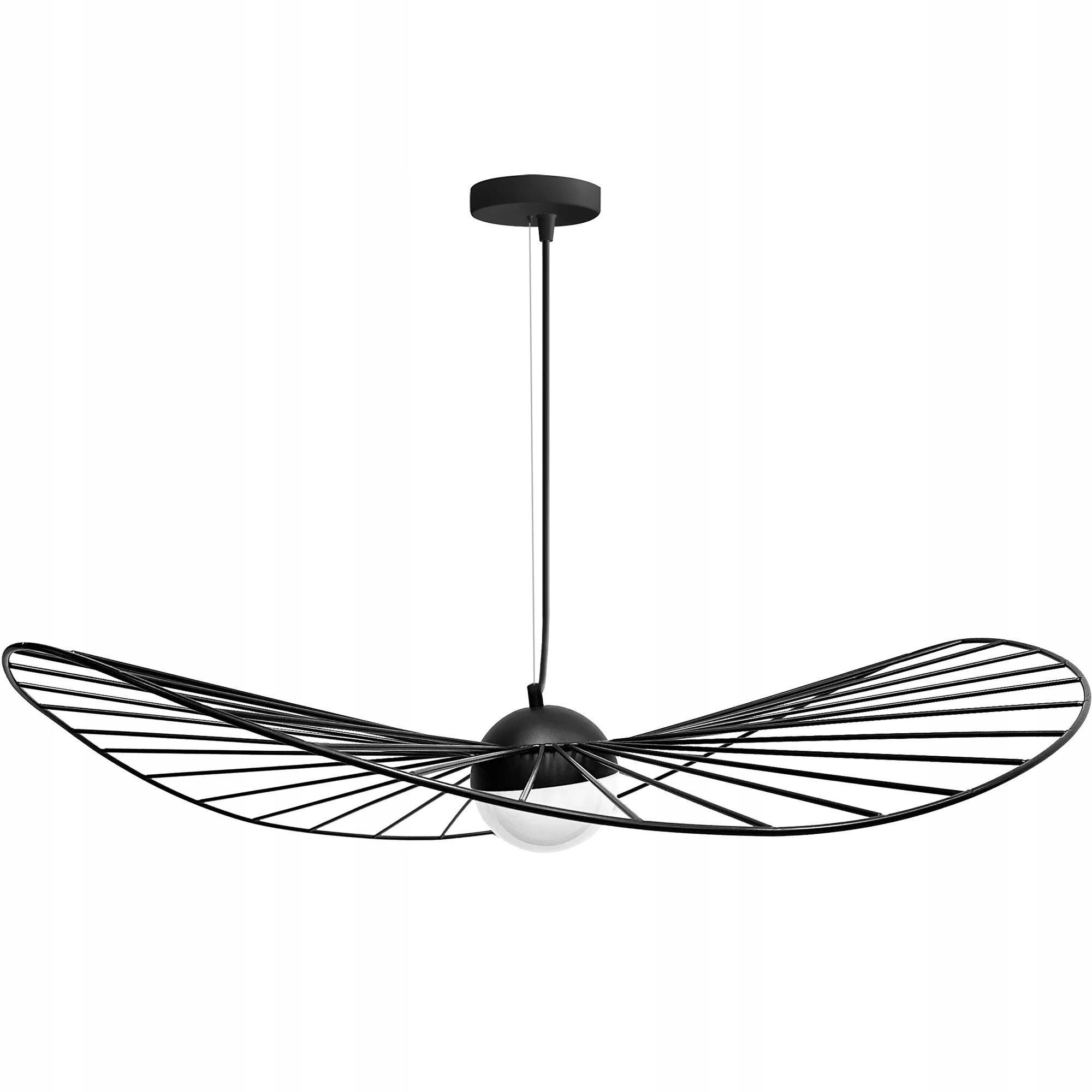 Závěsná stropní lampa Moderní ažurová černá Led do obývacího pokoje Toolight