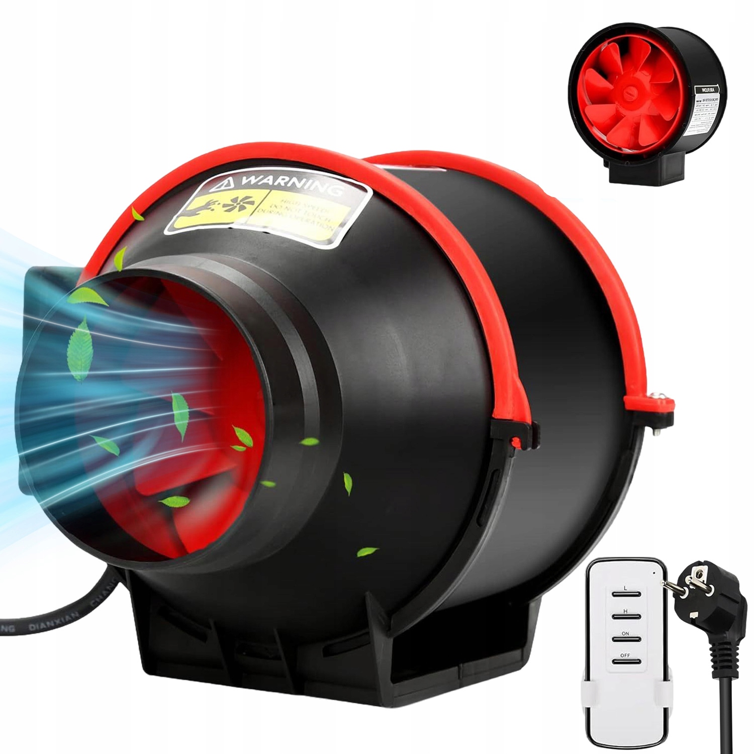 Odtahový Ventilátor, Kanálový Ventilátor 100 MM, Dvojitá Rychlost, Praktický