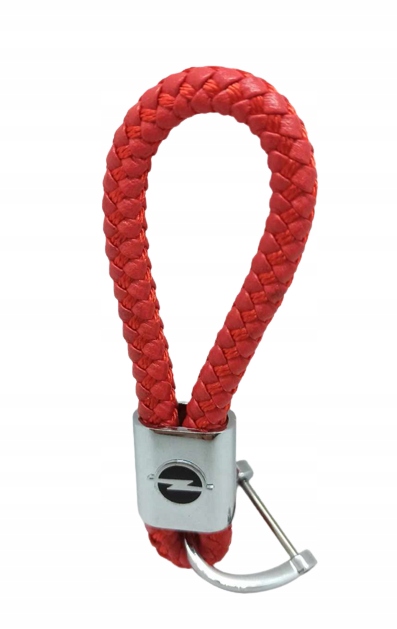 OPEL BRELOK BRELOCZEK BRYLOK PLECIONY CZERWONY