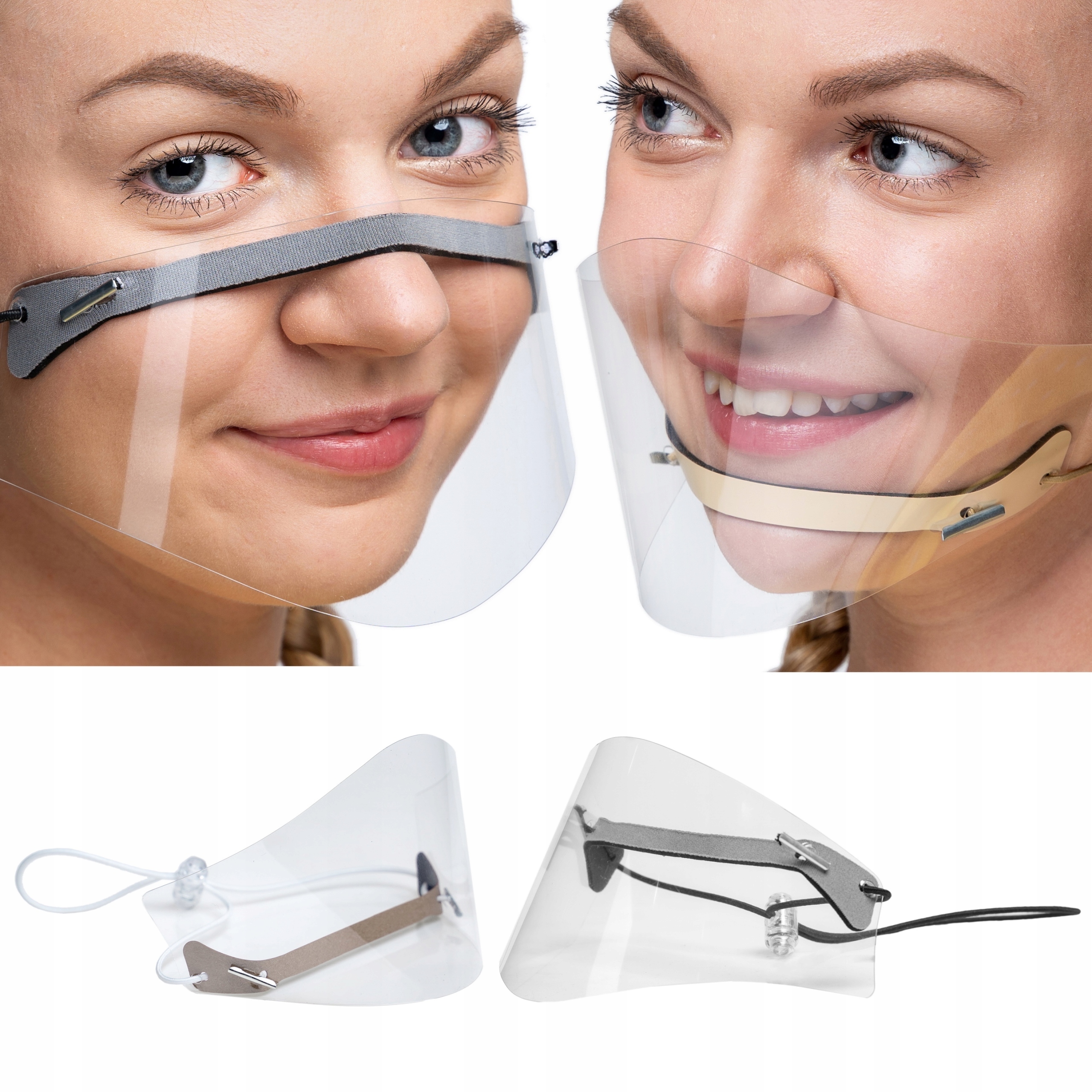 4x PÓŁPRZYŁBICA MINI PRZYŁBICA MASECZKA MASKA