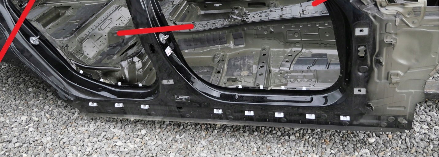 BMW G21 G20 ĆWIARTKA PRÓG DŁUGI PRAWY PRAWA SCHWARZ 2 668