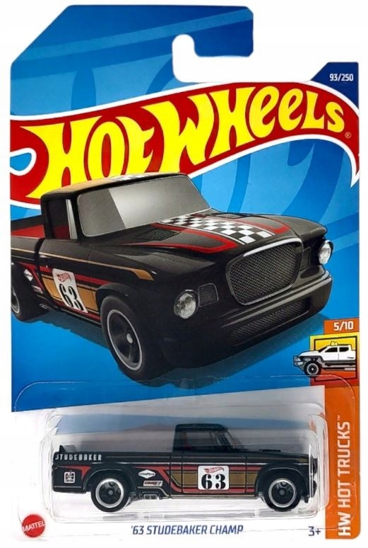 HOT WHEELS SAMOCHODZIK '63 STUDEBAKER CHAMP C4982 HCT51