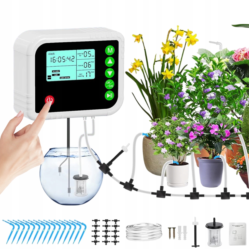 Nawadniania Kropelkowe System Automatyczny Nawadnianie Na Roślin Led