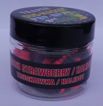 Traper Duo-maggot Pop Up Method Feeder 8mm 20g Truskawka/halibut
