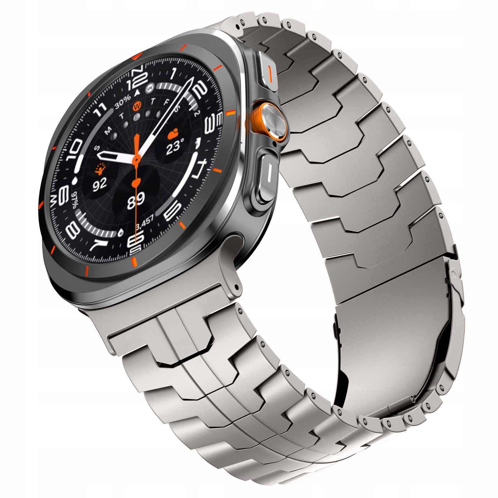 Tytanowa Bransoleta Pasek Do Samsung Galaxy Watch Ultra 47 mm lekka tytan