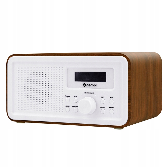 Radio Dab+/fm Denver DAB-30DW dark wood
