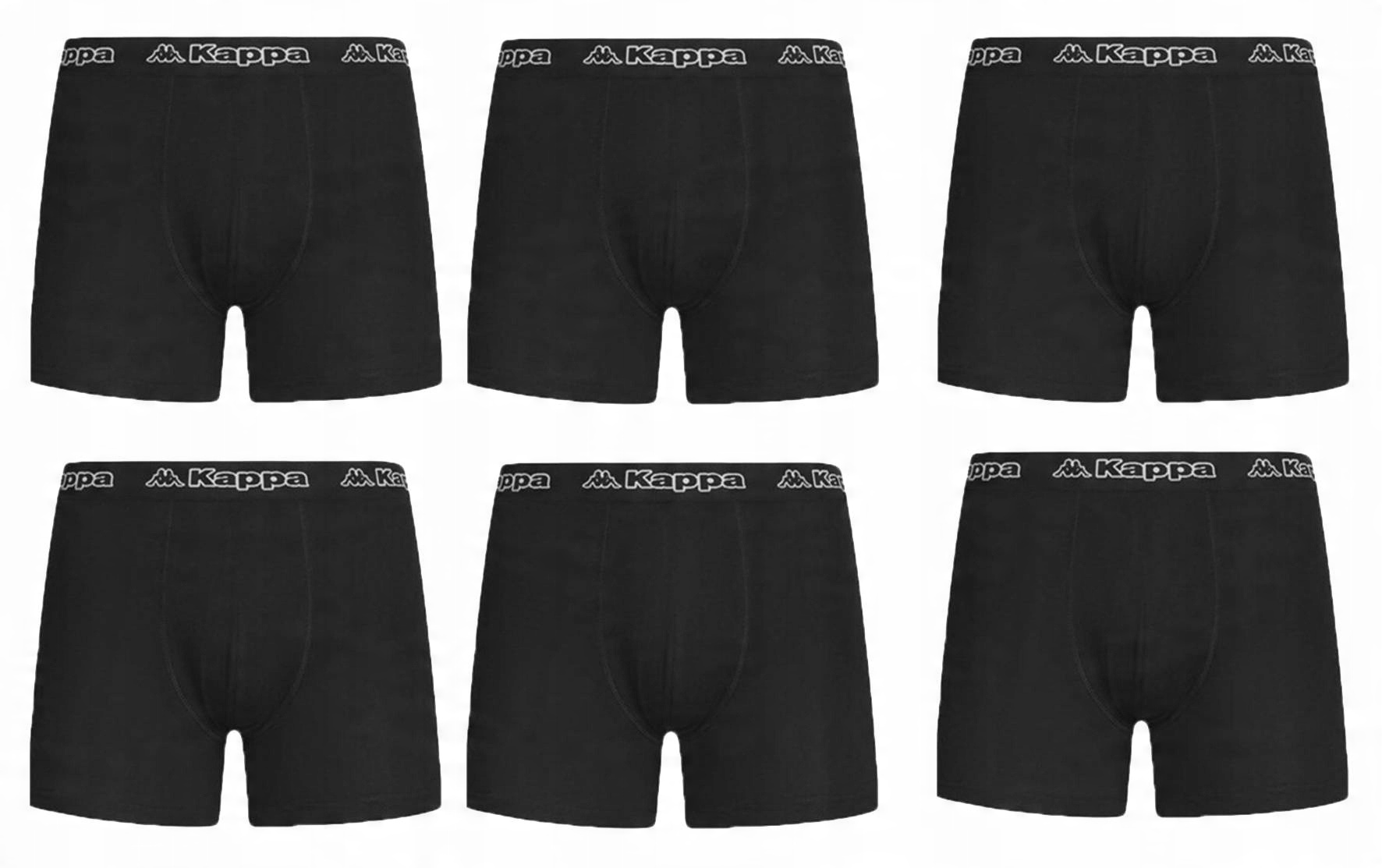 

6X Kappa Bokserki Męskie K1211 Nero XXL