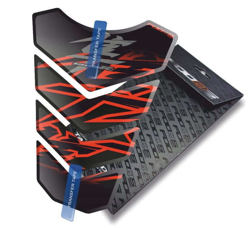 Tank-pad od firmy Fooqs pro Suzuki Gsx 1300-R Hayabusa Černý Oranžový