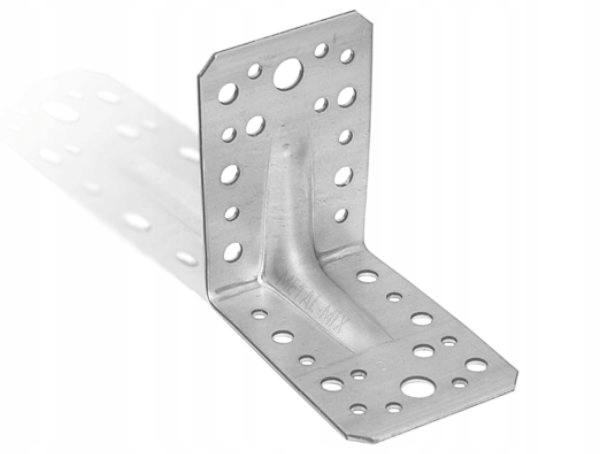 

Kątownik łącznik ciesielski 120x80x60 2,5 mm